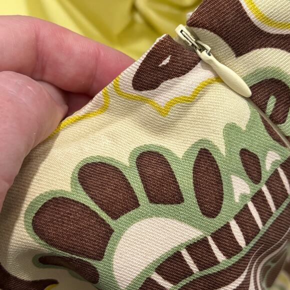 Vintage J. McLaughlin Paisley Print Silk Blend A-Line Skirt - size 6 - Picture 4 of 6